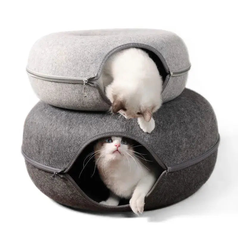 Cat Donut Bed - Tunnel for Comfortable Sleeping tunnels