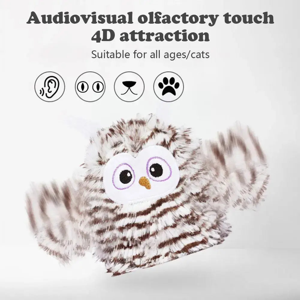 Owl Cat Chirping Toy