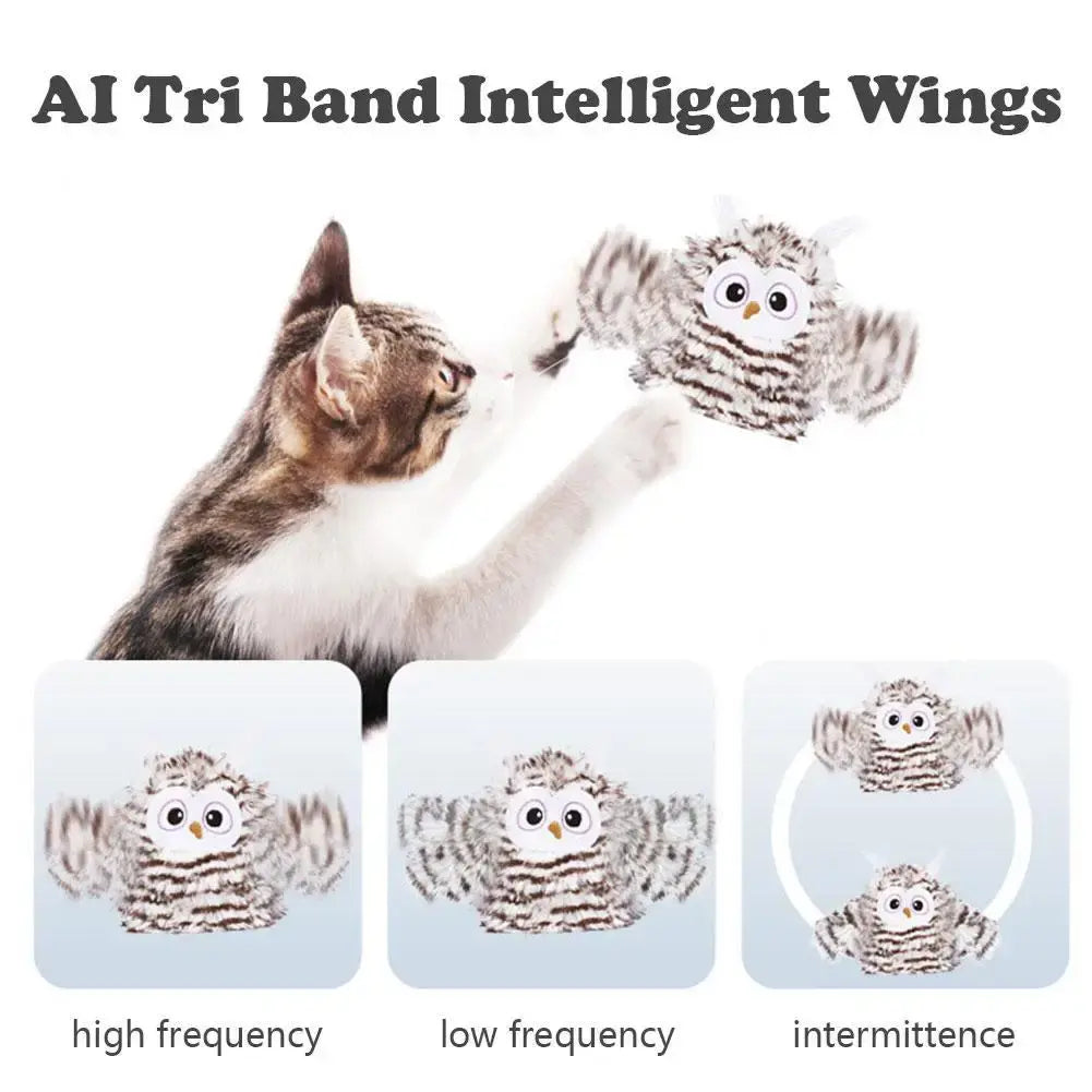 Owl Cat Chirping Toy