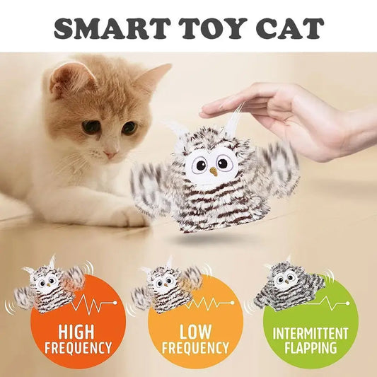 Owl Cat Chirping Toy