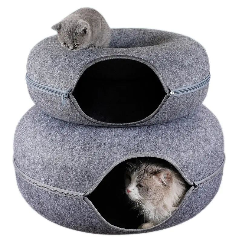 Donut Cat Bed - Tunnel