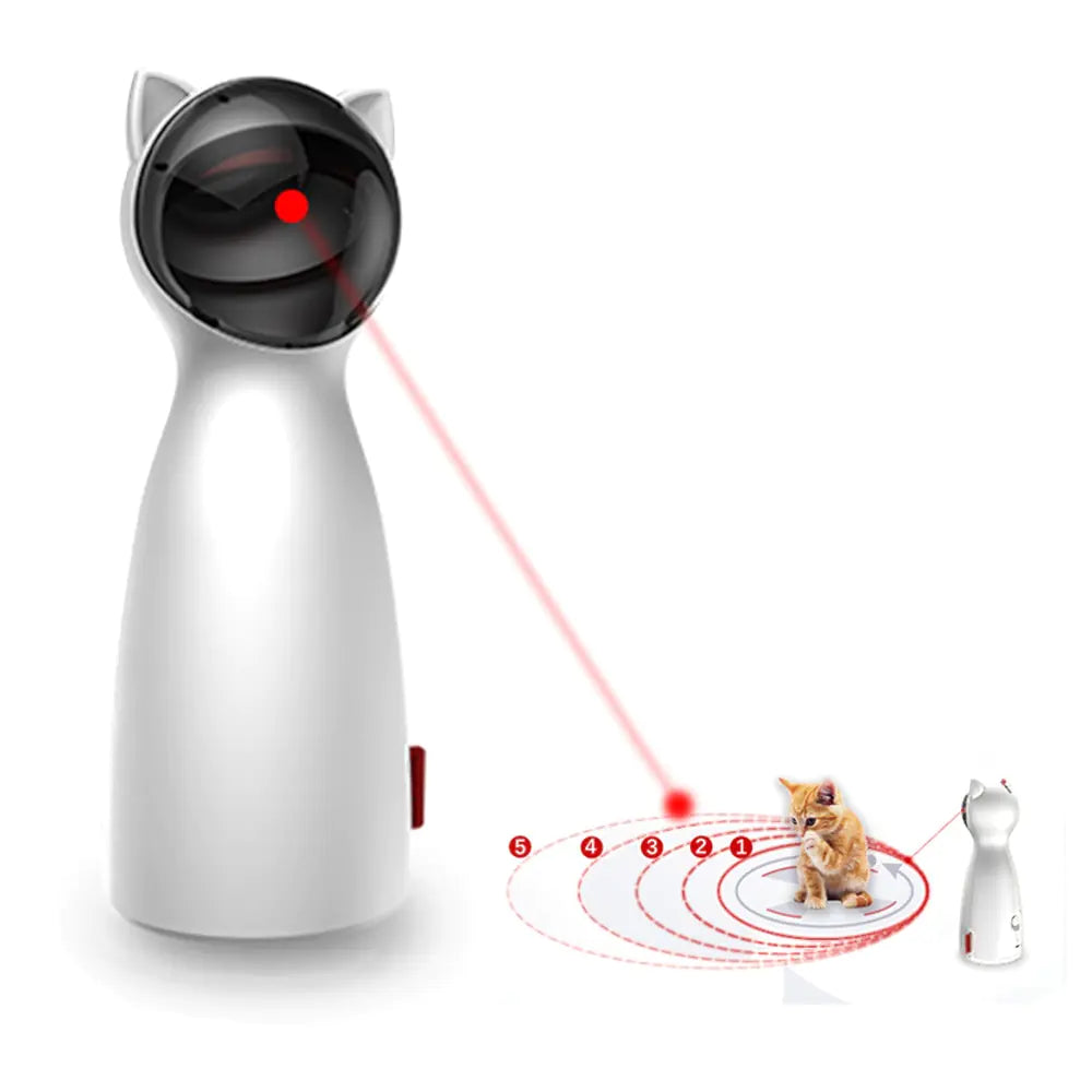 Electronic Teasing Cat Laser Toy - Perfect for Playtime Fun