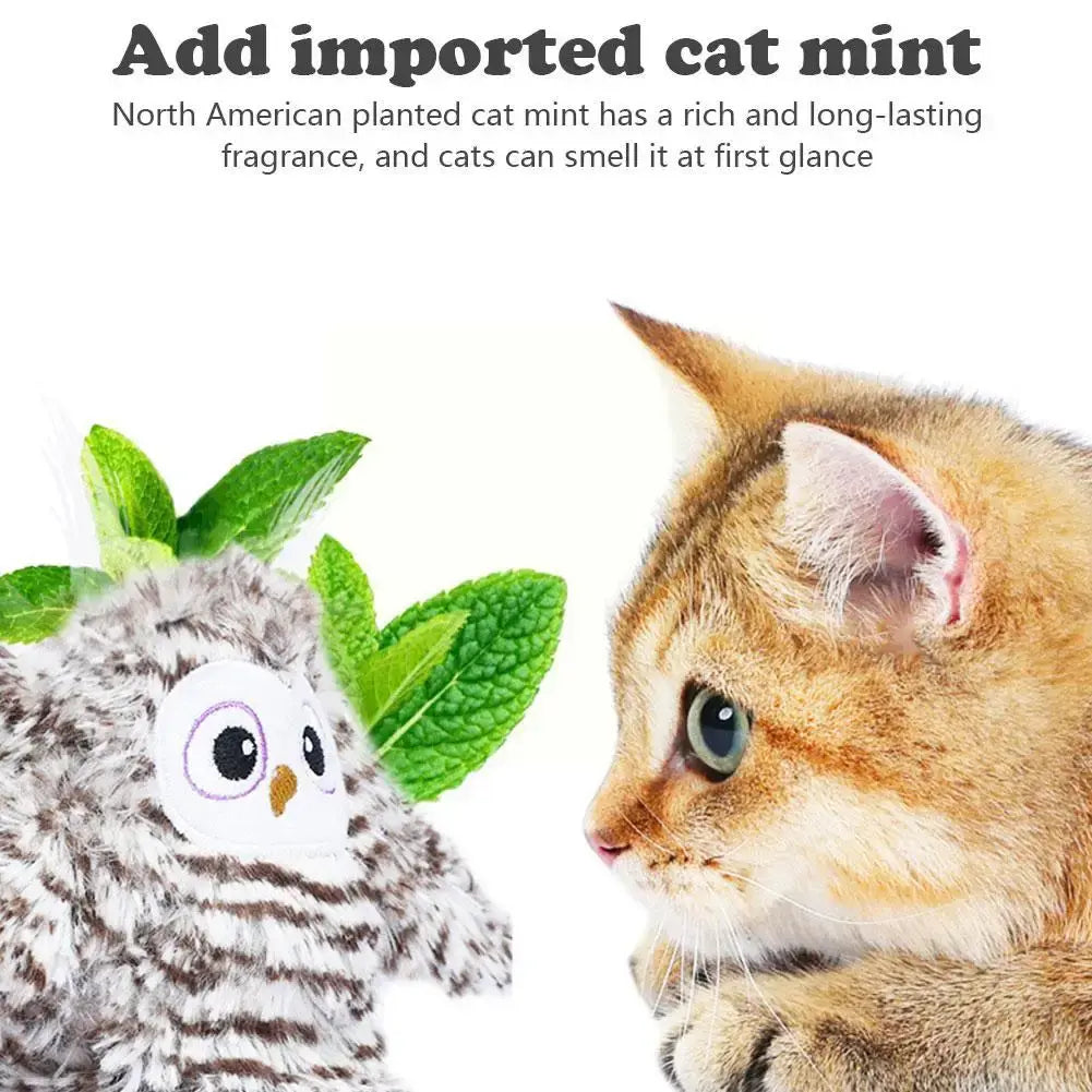 Owl Cat Chirping Toy