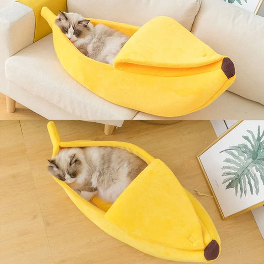 Banana Cat Bed House-Cushion