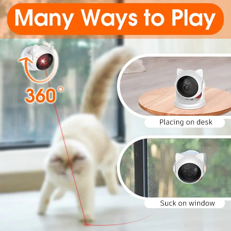 Electronic Teasing Cat Laser Toy - Perfect for Playtime Fun