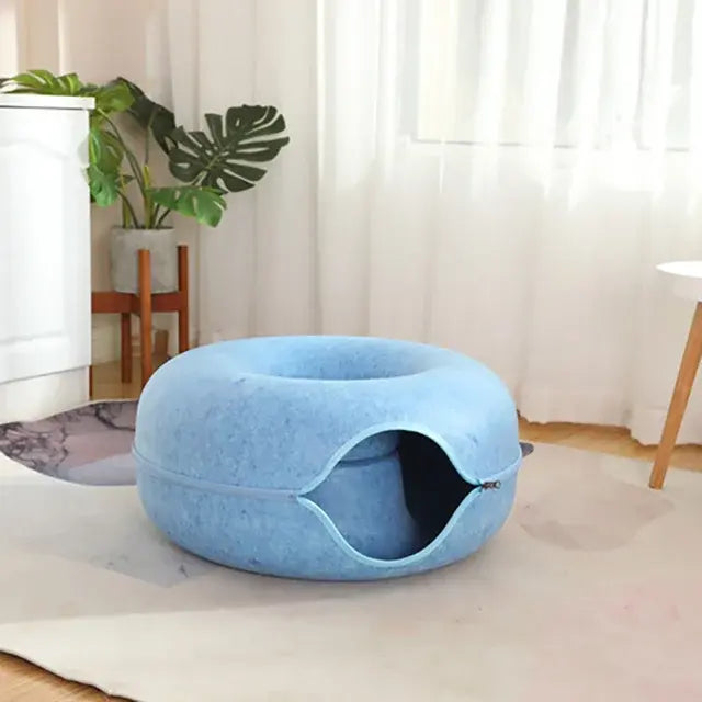 Cat Donut Bed - Tunnel for Comfortable Sleeping tunnels