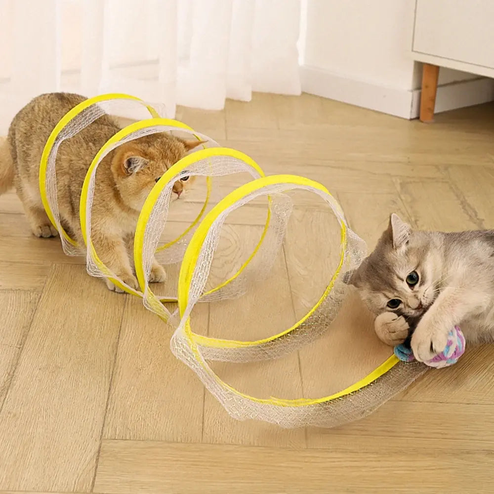 Foldable Spiral Cat Tunnel