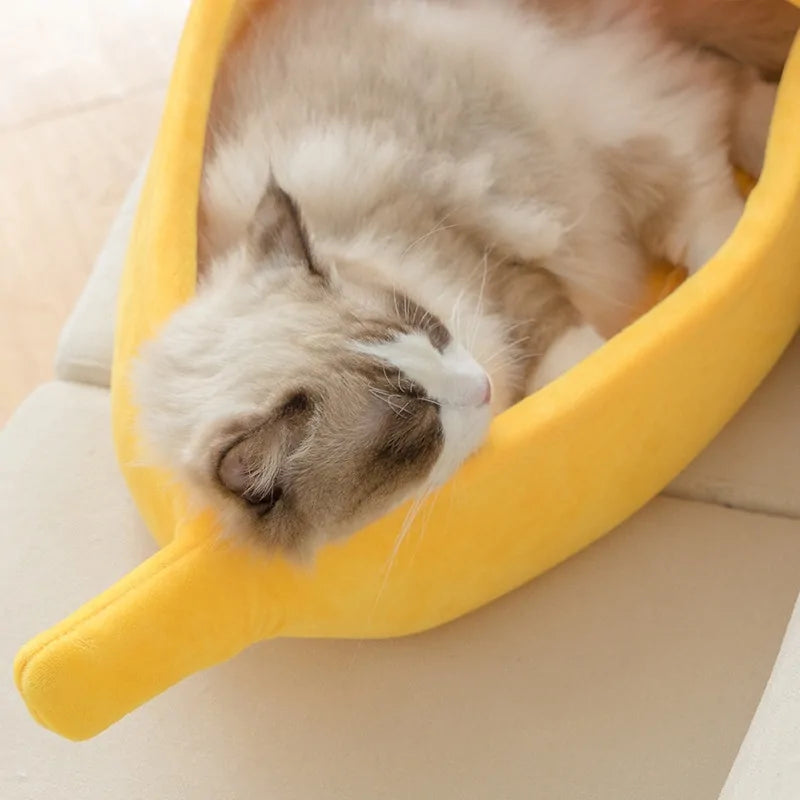 Banana Cat Bed House-Cushion