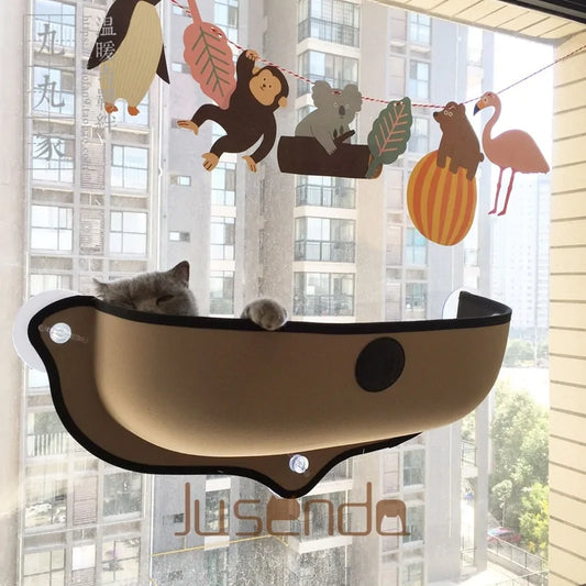 Cat Hammock Bed Window Assembly Pod