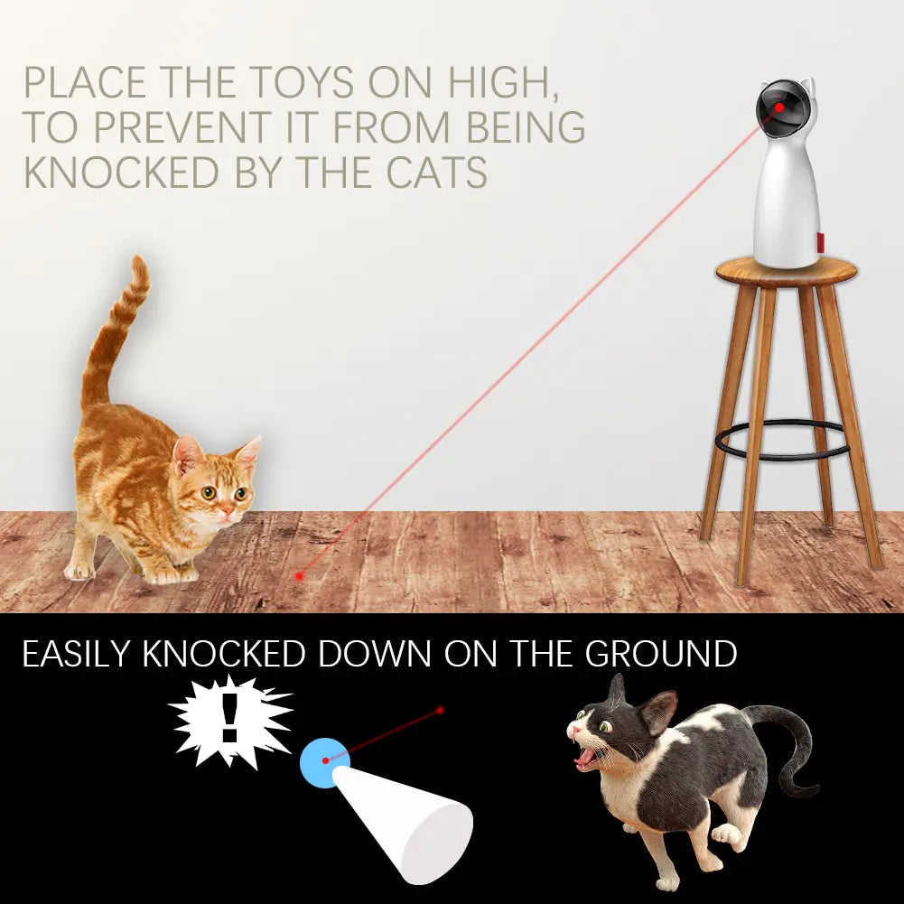 Electronic Teasing Cat Laser Toy - Perfect for Playtime Fun