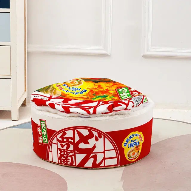 Instant Noodle Warm Cat Bed Cushion